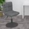 vidaXL Scaun de bar pivotant, gri &icirc;nchis, catifea 334253
