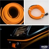 Cumpara ieftin Neon Lumina Ambientala Auto 3M Portocaliu