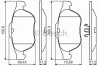 Set placute frana,frana disc RENAULT SCENIC I (JA0/1) (1999 - 2003) BOSCH 0 986 495 264