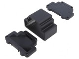 Carcasă din aluminiu pentru şină DIN, dimensiuni 98,3mm x 60,5mm x 69mm