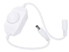 LED Dimmer 4A switch, 12V-24VDC 48W, Alb, D104L(W)