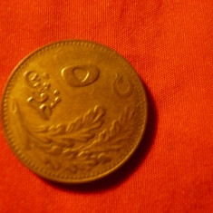 Moneda Turcia 5 kurus 1926 bronz cal.apr.NC