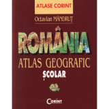 Cumpara ieftin Romania - Atlas geografic scolar - Octavian Mandrut, Corint