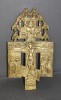 Cruce / Crucifix ortodox vechi din bronz - lipovenesc - Rusia secol XVIII