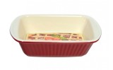 Cumpara ieftin Tava dreptunghiulara pentru cuptor cu Manere, Ceramica, 25.5x17x6.5cm