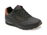 Pantofi sport SKECHERS negri, UNO, din piele ecologica