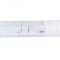 Aplica oglinda 2 e27, pentru perete, schelet inox cu oglinda, abajur alb cu transparent