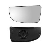 Geam oglinda exterioara cu suport fixare Ford Transit/Tourneo, 01.2014-, partea Stanga, sticla convexa; geam cromat; mai mici, Aftermarket