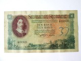 Cumpara ieftin Rara! Africa de Sud 10 Rand 1962,bancnota din imagini la cel mai mic pret