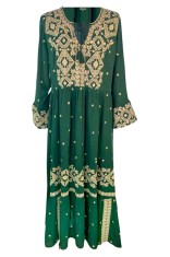 Rochie dama casual RL24, verde moss , marimea L