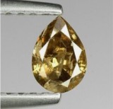 Diamant fancy champagne 0.31ct