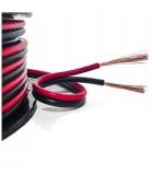 Cablu difuzor cupru 2x1.5mm rosu/negru Cabletech KAB0385