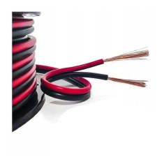 Cablu difuzor rosu/negru 2x0.16mm cupru 1m Cabletech KAB0300