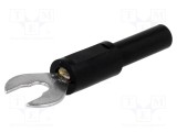 Conector furcă banană 4mm 60VDC 36A ELECTRO-PJP