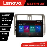 Navigatie Toyota Prado 2010-2013, ecran 13 inch 2K, 8GB RAM, 128GB, 4G