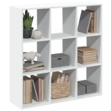 VidaXL Bibliotecă/separator cameră alb 102x29x103,5 cm lemn prelucrat