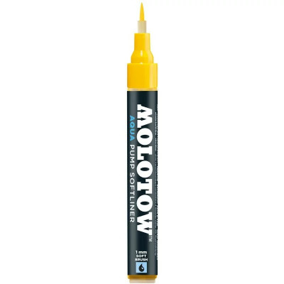 Liner Molotow Aqua Pump Softliner 1 mm primary yellow foto