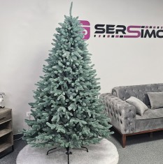 Brad artificial Christmas Deluxe by Sersimo, Laponia Select argintiu, integral 3D, 230cm Household NewTrend