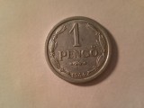 Moneda Ungaria 1 Pengo 1944 aluminiu Necirculat