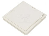 Compartiment baterii alb 69mm x 68,5mm