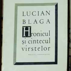 Lucian Blaga - Hronicul si cantecul varstelor