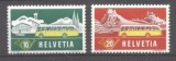 Switzerland 1953 Alpin post Mi.586-587 MLH S.744