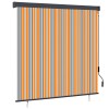 VidaXL Jaluzea Rulou de Exterior Dungi Galben și albastru 180 x 250 cm 362082