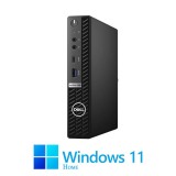 Mini PC Dell OptiPlex 7080, Octa Core i7-10700T, 16GB, 500GB SSD NOU, Win 11 Home