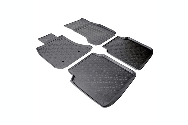 SET COVORASE AUTO CAUCIUC FIT BMW 7 (F02) (LONG) (2008-2015) - 4 PCS