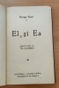 George Sand - Ea și el (ediție interbelică)
