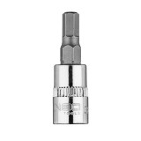 Bit tubular hexagonal H5 1/4 scurt 37 mm din otel CrV NEO TOOLS