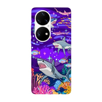 Husa compatibila cu Huawei Nova Y70 model Subnautical life, Silicon, TPU, Viceversa foto