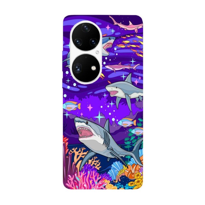 Husa compatibila cu Huawei Nova Y70 model Subnautical life, Silicon, TPU, Viceversa