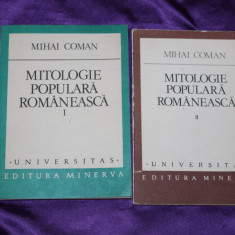 Mihai Coman Mitologie populara romaneasca vol 1-2 folclor etnologie