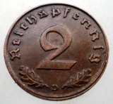 2.910 GERMANIA 2 REICHSPFENNIG 1939 D