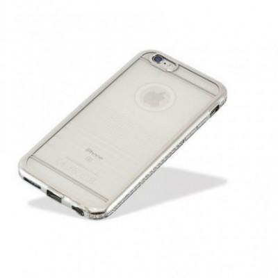 Husa Silicon JEAN Apple iPhone 6/6S Silver foto