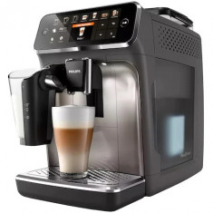 Espressor automat Philips Seria 5400 EP5444/90, sistem de lapte LatteGo, 12 bauturi, display digital TFT si pictograme color, filtru AquaClean, rasnit