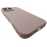 Husa silicon TPU Matte bej-roz pentru Apple iPhone 16 Pro Max