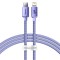 Cablu USB-C Lightning Baseus 20W, 1,2m, mov, CAJY000205