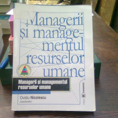 Managerii si managementul resurselor umane - Ovidiu Nicolescu