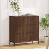 vidaXL Bufet cu sertar Stejar brun 79.5 x 33 x 82 cm Lemn compozit 883441