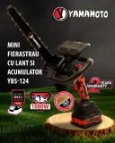 Mini drujba pe acumulator Yamamoto YBS-124 12&rdquo;, brushless, 20V 4Ah cu &icirc;ncarcator