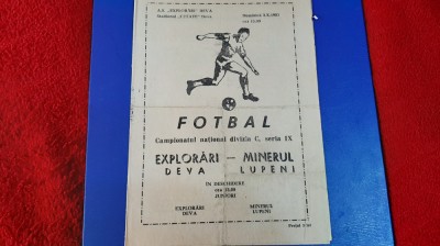 program Explorari Deva - Minerul Lupeni foto