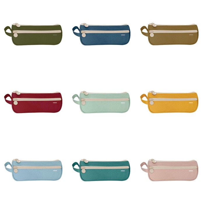 Penar borseta, 2 fermoare, Urban, 20.5&times;6.5&times;8 cm &ndash; S-COOL