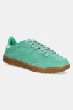 Fila sneakers din piele intoarsă Slantshot bărbați, culoarea verde, FFM0415
