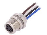 Conector M8 0,2m PIN 4 Soclu Filet Interior