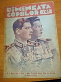 Revista pentru copii - dimineata copiilor - 11 mai 1938 - regele mihai si carol