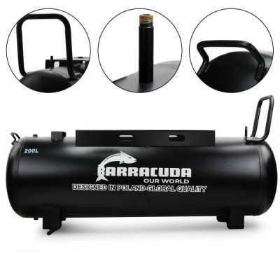 Rezervor Aer Comprimat 200L, Orizontal, 13.2 Bari Maxim Barracuda B-AC0141 foto