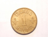 ISLANDA 1 KRONA / KOROANA 1940, Europa