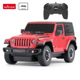 MASINA CU TELECOMANDA JEEP WRANGLER JL ROSU SCARA 1 LA 24